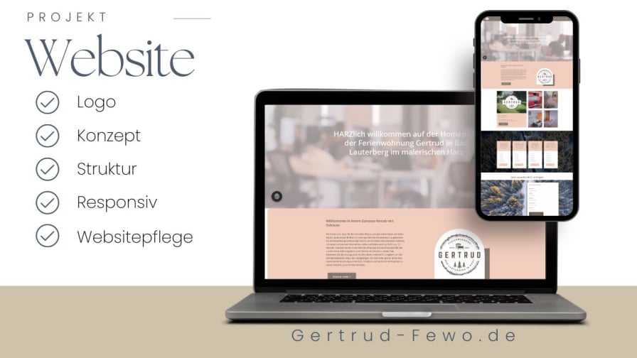 gertrud-fewo.de, MW-Design, Webdesign, Homepage, Shop, Nüxei, Bad Sachsa, Bad Lauterberg, Duderstadt, Harz, Göttingen